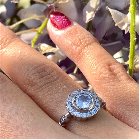 💖 2 fir $70 💖Sterling silver CZ ring - Picture 3 of 3